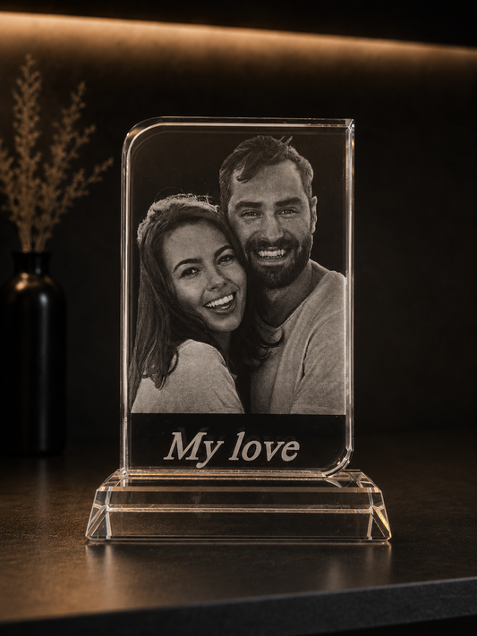 Glasform 12 mit Gravur