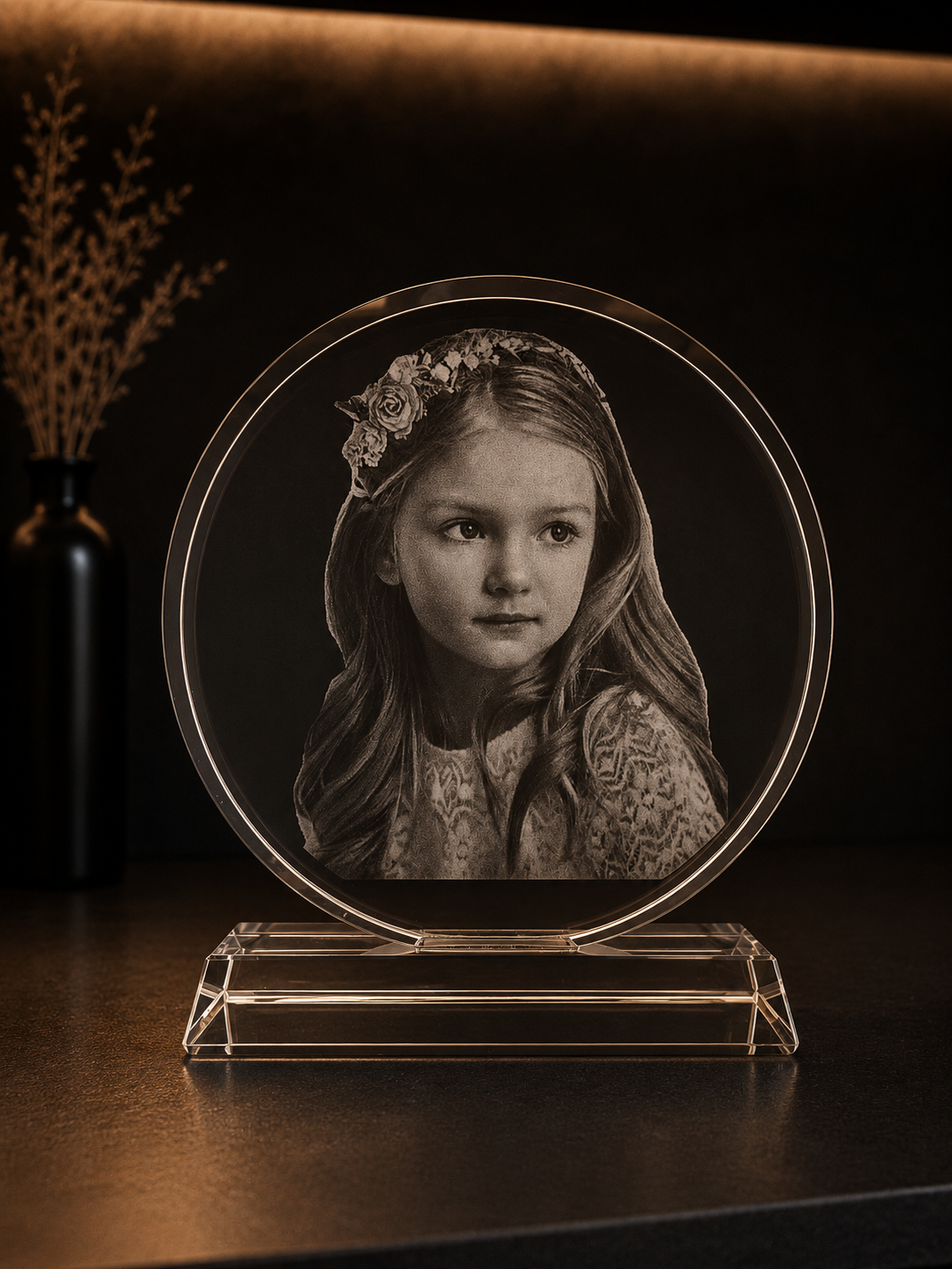 Glasform 18 mit Gravur