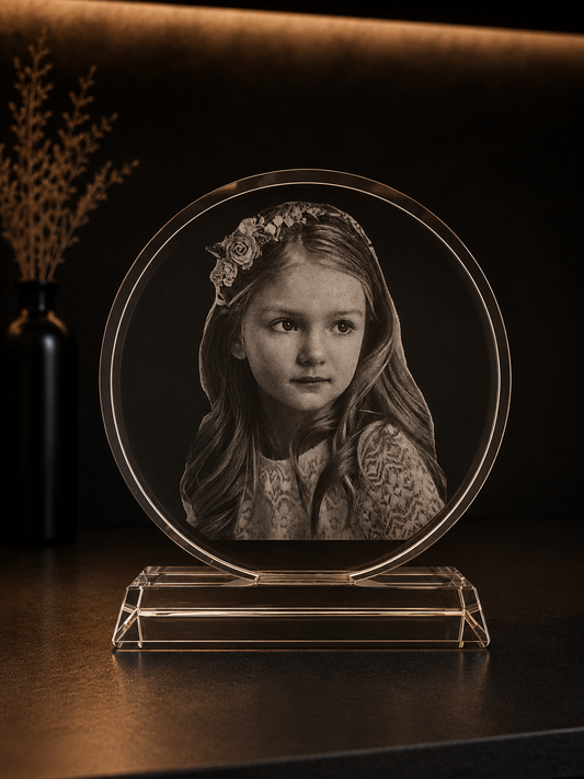 Glasform 18 mit Gravur